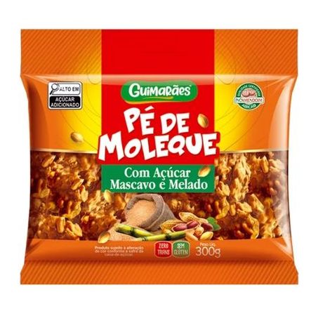 Pé De Moleque Guimaraes C/Açucar Mascavo 300g