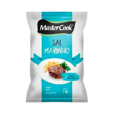 Sal marinho master cook 1kg