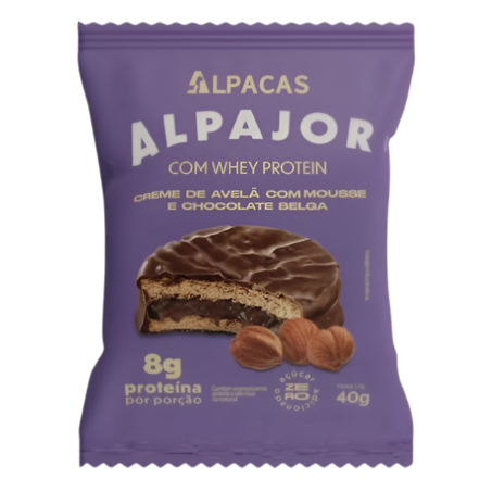 ALFAJOR ALPACAS CR/AVELA CR MOUSSE 8G