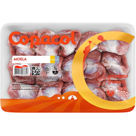 Moela de Frango Copacol 600g - Resfriada