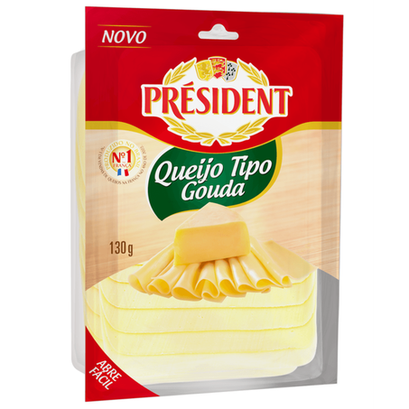 Queijo gouda president 130g