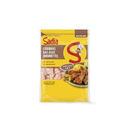 FRANGO SADIA ASA DRUMETTE CONGELADA 1KG
