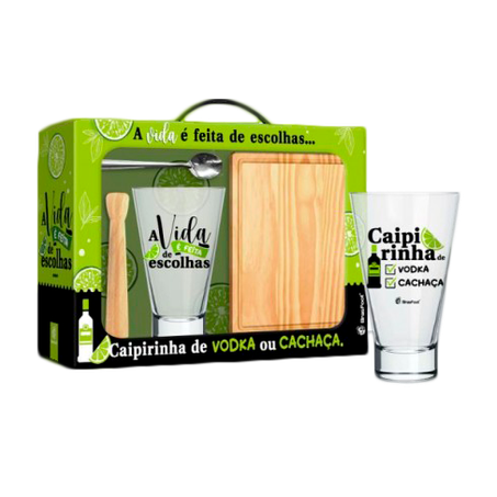 Kit caipirinha vodka ou cachaca r12061