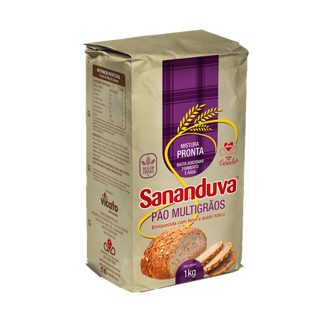 MISTURA PRONTA P/PAO MULTIGRAOS SANANDUVA 1KG