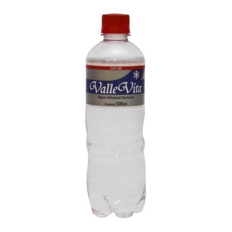 AGUA MINERAL VALLEVITA C/GAS 500 ML