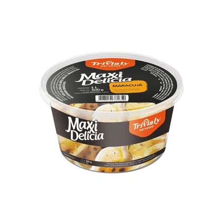Sorvete Trivialy 1l Maxi Maracuja