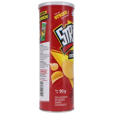 SALGADINHO BATATA STRIKE CHURRASCO POTE 90G 360-30