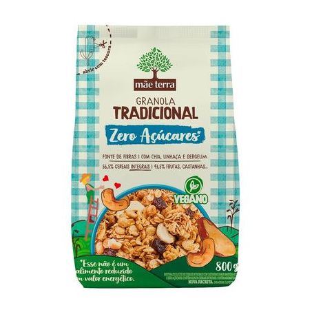 GRANOLA MÃE TERRA S/AÇÚCAR TRADICIONAL 800G