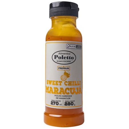 Molho Pimenta Poletto 280g Sweet Chilli Maracuja