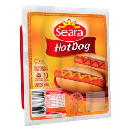 Salsicha hot dog seara 500g