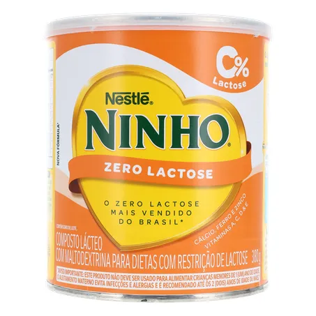 Leite Em Po Nestle Ninho z Lactose 380g | Marcon Supermercados
