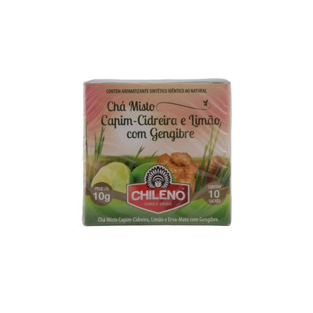 Cha chileno misto cidreira/limao/gen 15g