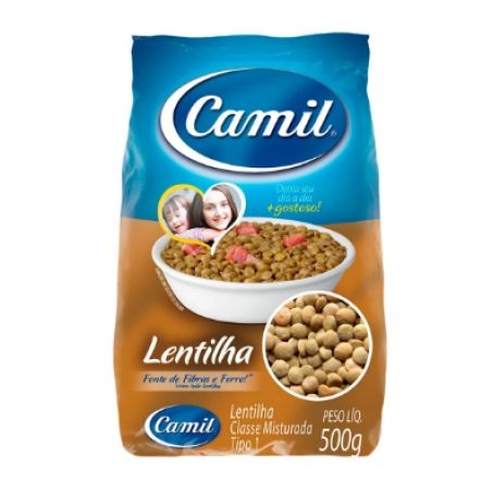 LENTILHA CAMIL 500G