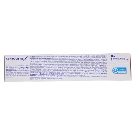 CREME DENTAL SENSODYNE BRANQUEADOR SENSIBILIDADE E ESMALTE 100G 360-4
