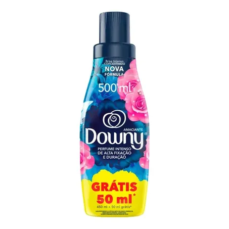 Amaciante Downy Concentrado Mais Intenso Frasco Leve 500ml Pague 450ml 
 