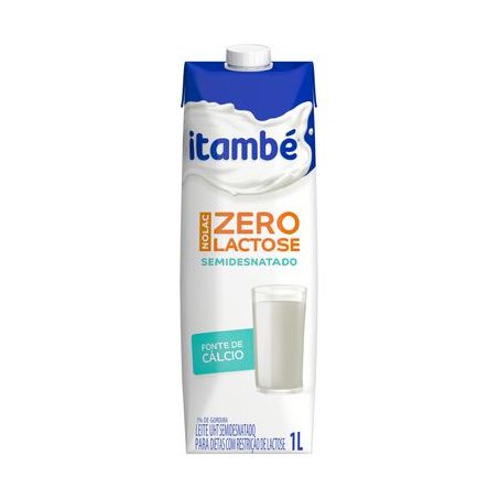 Leite Sem Lactose Itambé Nolac Semidesnatado Caixa 1LT
