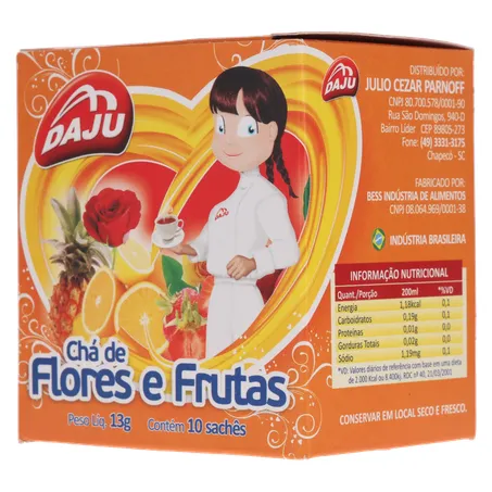 Cha daju flores e frutas 10sc 360-22