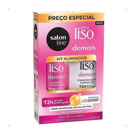 KIT SHAMPOO SALON LINE 300 ML + COND 200