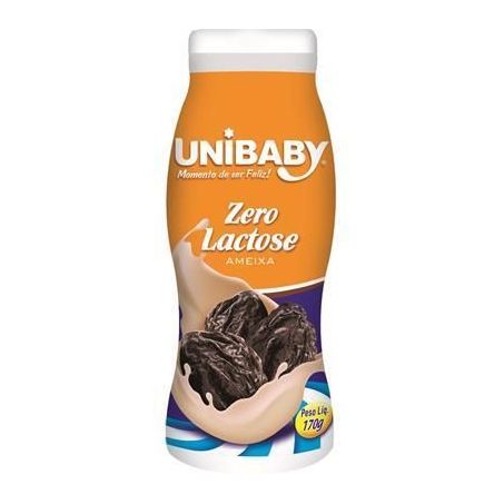 Iogurte Unibaby 800g Zero Lactose Garrafa Ameixa