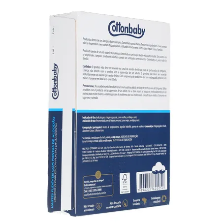 HASTE FLEXÍVEL COTTONBABY CX 150UN 360-14
