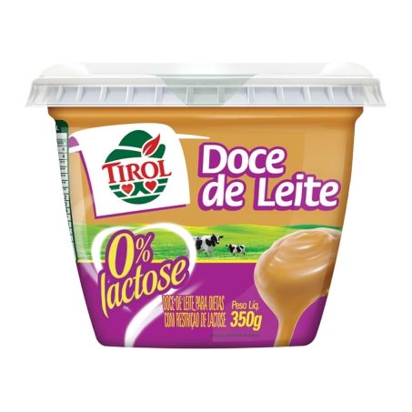 Doce leite z/lactose tirol 350g
