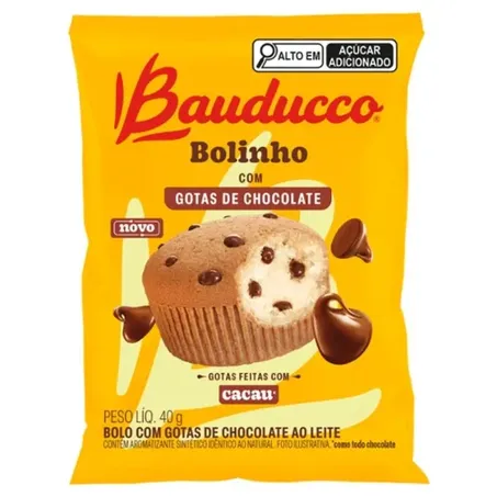 Bolinho Bauducco Gotas de Chocolate 40g