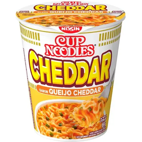 Massa cup noodles queijo cheddar 69g