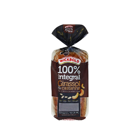 Pão seven boys girassol e castanha 400g