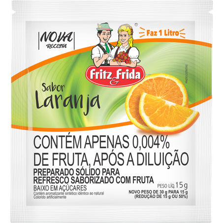 Refresco fritz & frida 15g laranja