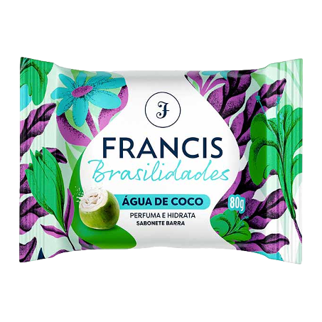 Sabonete água de coco brasilidades francis 80g