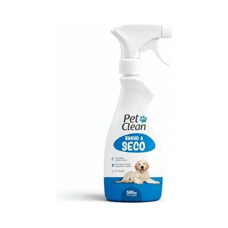 Banho a seco pet clean 500ml