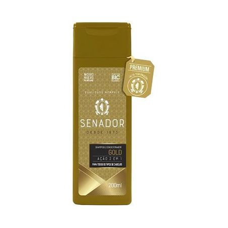 Shampoo Senador Sport 2 em 1 Embalagem 200ML