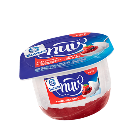 Nuv Iogurte Batavo 100g Zero Acucar Calda Frutas Vermelhas