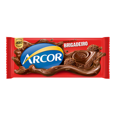 Choc barra arcor brigadeiro 80g