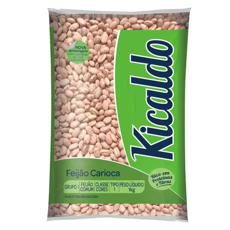 Feijão Carioca Tipo 1 Kicaldo Pacote 1kg