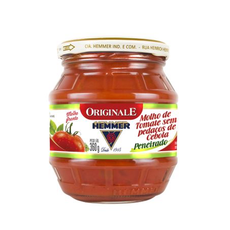 Molho de tomate hemmer 320g peneirado