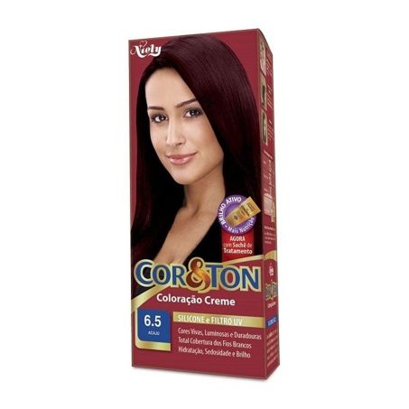 Tintura Para Cabelo Cor E Ton Acaju 6.5 1UN