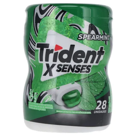 GOMA MASCAR TRIDENT GARRAFA SPEARMINT 54G 360-0
