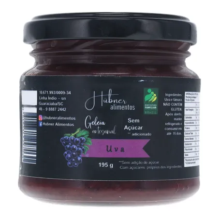 Geleia hubner uva sem açúcar 195g 360-0