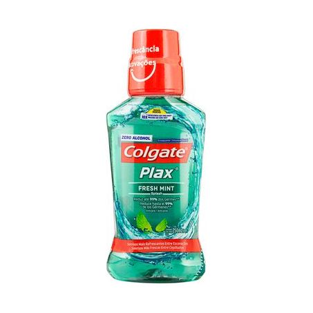 Enxaguante bucal colgate plax fresh mint 250ml*