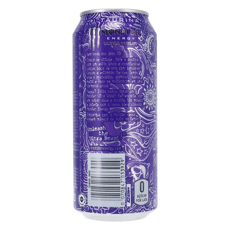 Energético Monster Ultra Violet Sem Açúcar 473Ml 360-23