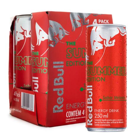 Energetico red bull pcc/04x250ml lata melancia