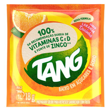 REFRESCO PO TANG 18G LARANJA DOCINHA
