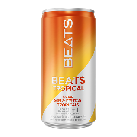 Bebida mista beats 269ml tropical lt