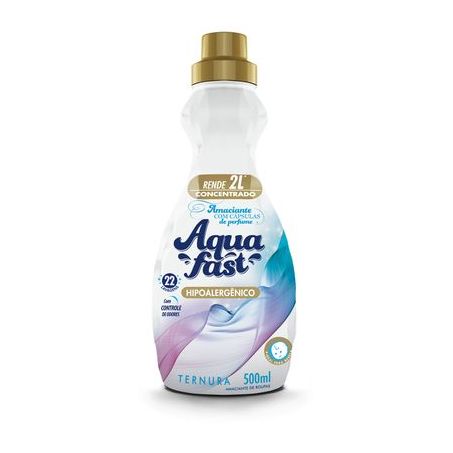 Amaciante concentrado aquafast ternura 500ml