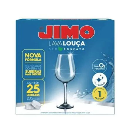 LAVA LOUCA JIMO MAQUINA PASTILHAS 25UN