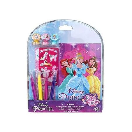 LIVRO INFANTIL DISNEY COR E DIVERSÃO PRINCESAS REF.1286