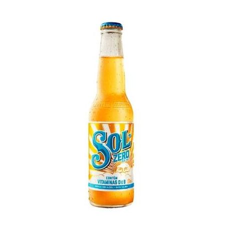 Cerveja sol premium 0,0% álcool long neck 330ml