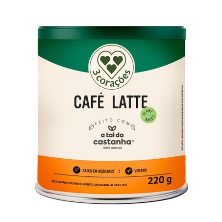 CAFE C/LEITE VEGETAL 3 CORACOES 220G