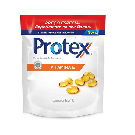 SABONETE LIQ PROTEX 120ML VITAMINA E